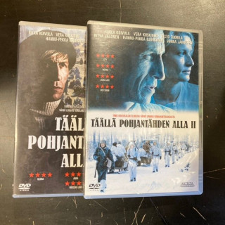 Täällä Pohjantähden alla 1-2 2DVD (VG+/M-) -draama/sota-